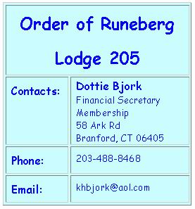 IOR Lodge 205 Membership Contact